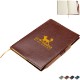 Conclave Refillable Leatherette Journal w/ Pen, 8-1/2" x 5-3/4"
