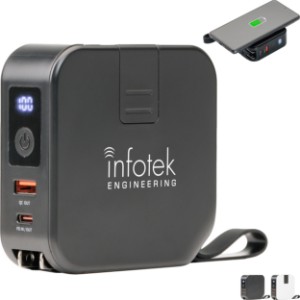 Nilles 4-in-1 Wireless Charger & Power Bank, 10,000mAh - KR2460