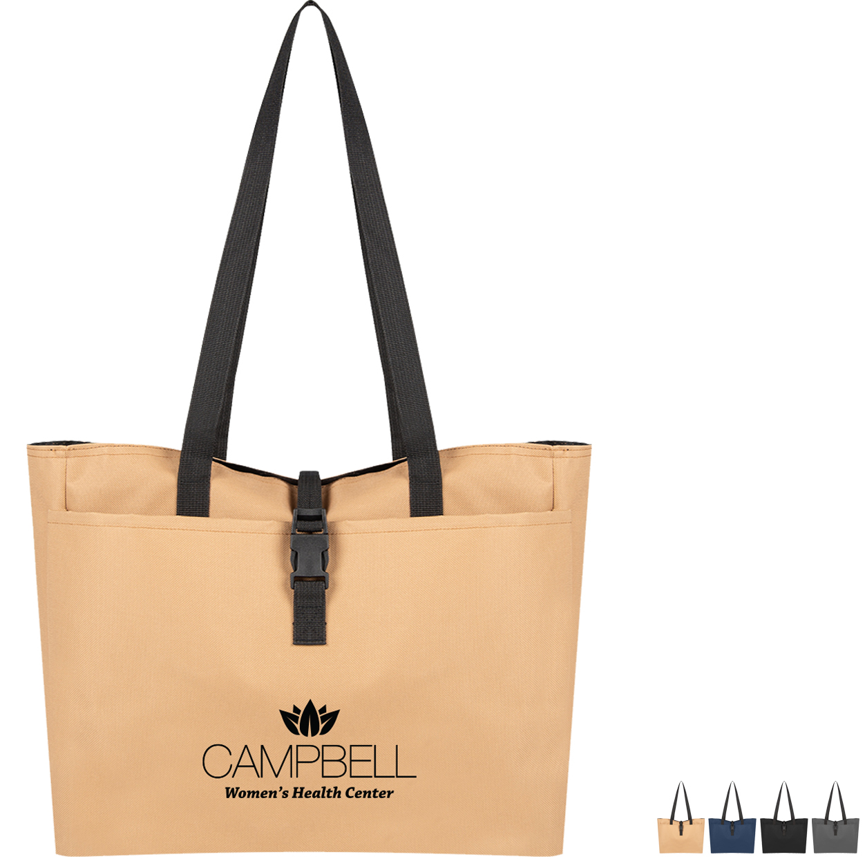 Product Photo 1 Bianca Polyester Buckle Tote Bag