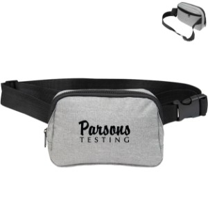 Anywhere rPET Heathered Belt Bag - HT6242
