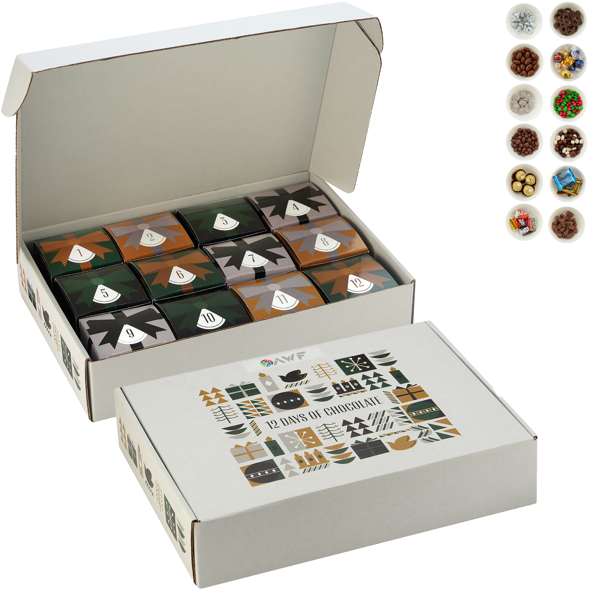 Product Photo 1 Holiday Chocolate Box, 12 Days