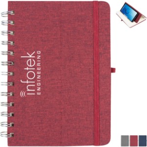 rPET Notebook w/ Phone Holder, 5" x 7" - HT6244