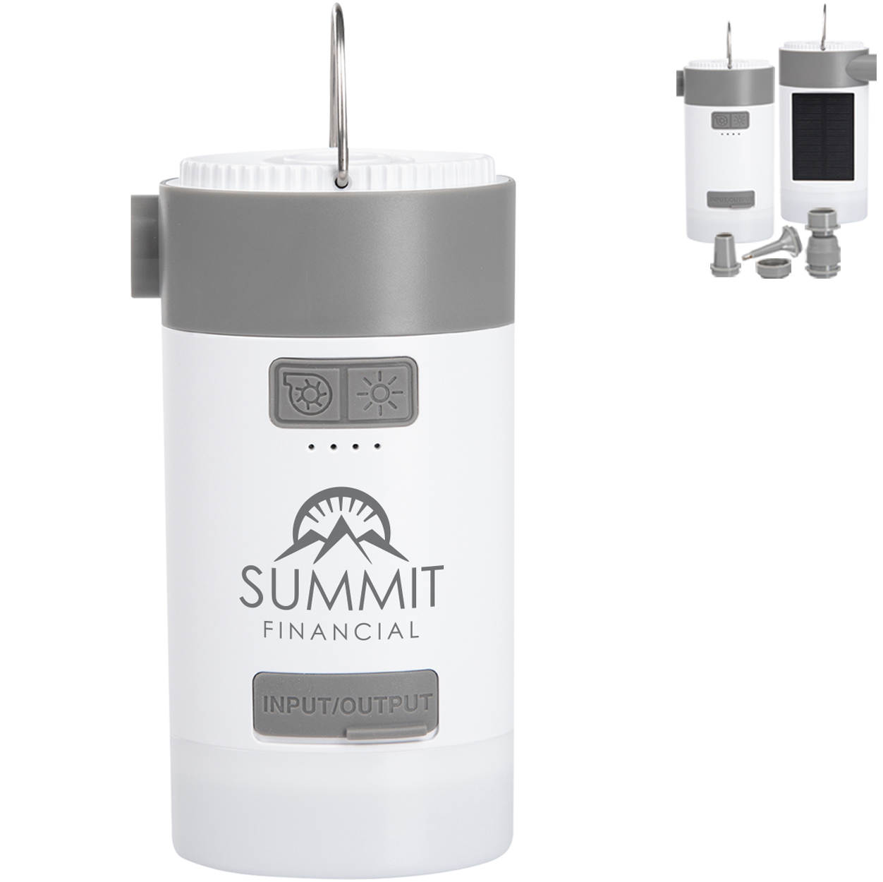 Product Photo 1 Portable 3-in-1 Air Pump, Light & Charger