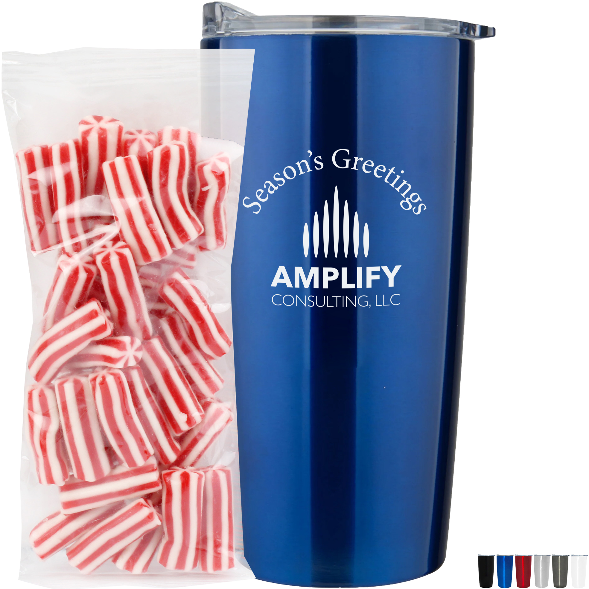Product Photo 1 Strawberry Twists in Straight Wall Tumbler w/ Plastic Liner 20 oz.