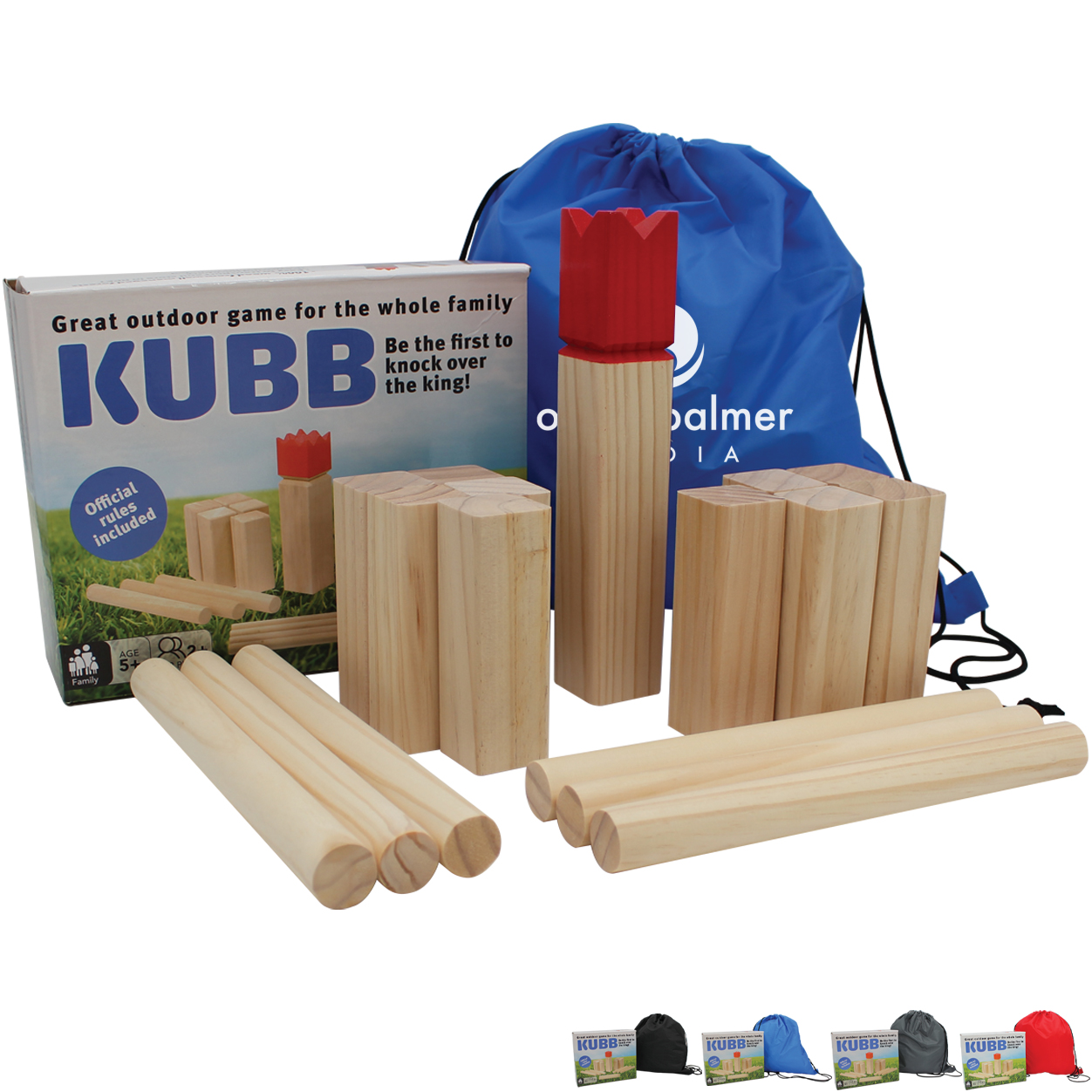 Product Photo 1 Kubb Game w/ Drawstring Bag