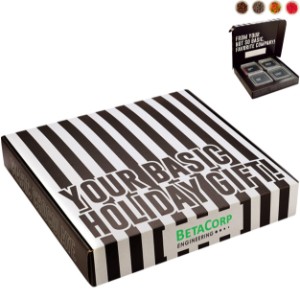 Swedish Fish, Gummy Bears, Chocolate Almonds , Chocolate Pretzels in Candy Gift Set, 4 Way - MD8871