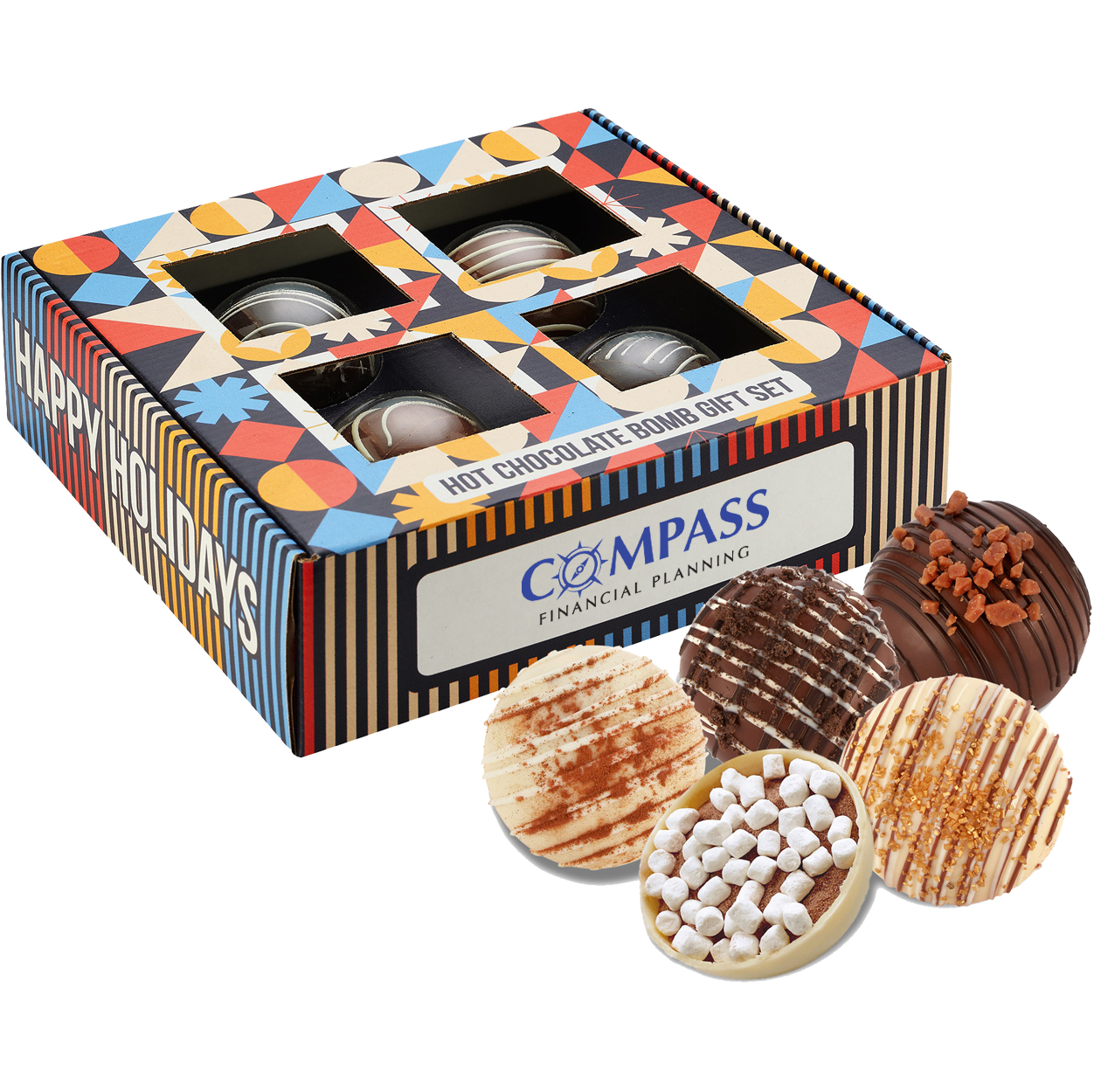 Product Photo 1 Holiday Chocolate Bomb Gift Set, 4 Way