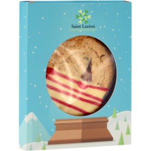 Belgian Chocolate Dipped Chocolate Cookie in Window Box - MD8881