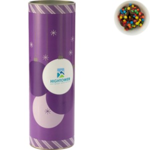 Pretzels with Mini M&M's in Gift Tube, 8 inch - MD8888