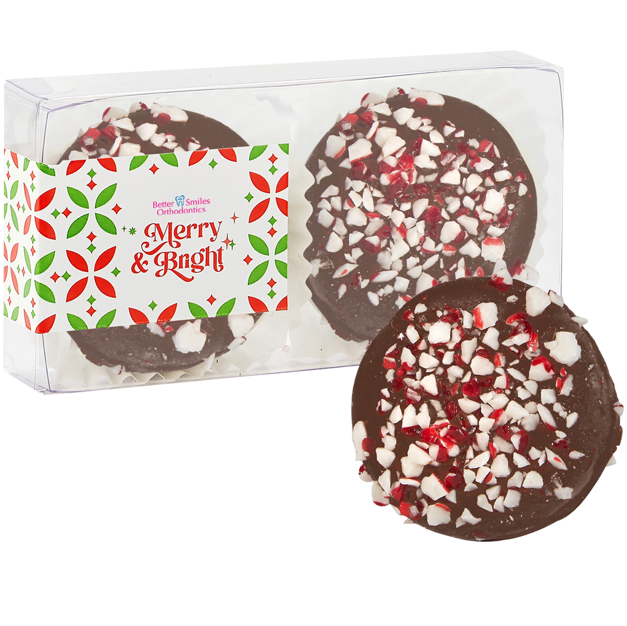 Product Photo 1 Chocolate Oreos w/ Peppermint in Gift Box, 2 pc.