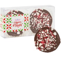 Chocolate Oreos w/ Peppermint in Gift Box, 2 pc.