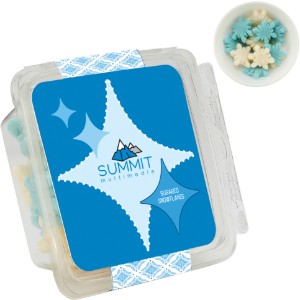 Gummy Snowflakes in Candy Containers - MD8937