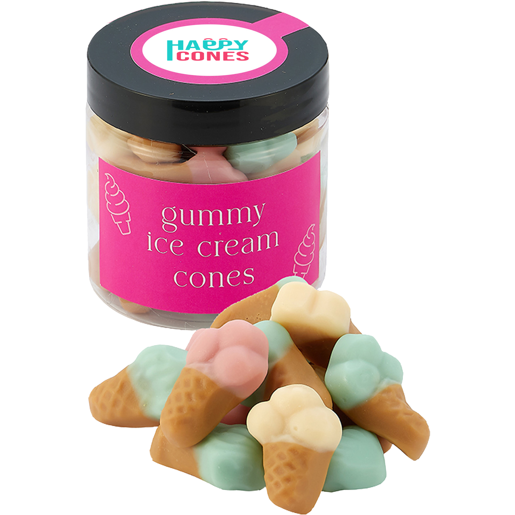 Product Photo 1 Candy Jar with Gummy Ice Cream Cones