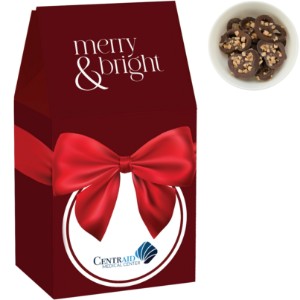 Milk Carton Box w/ Chocolate Pretzels with Toffee Bits - MD8995