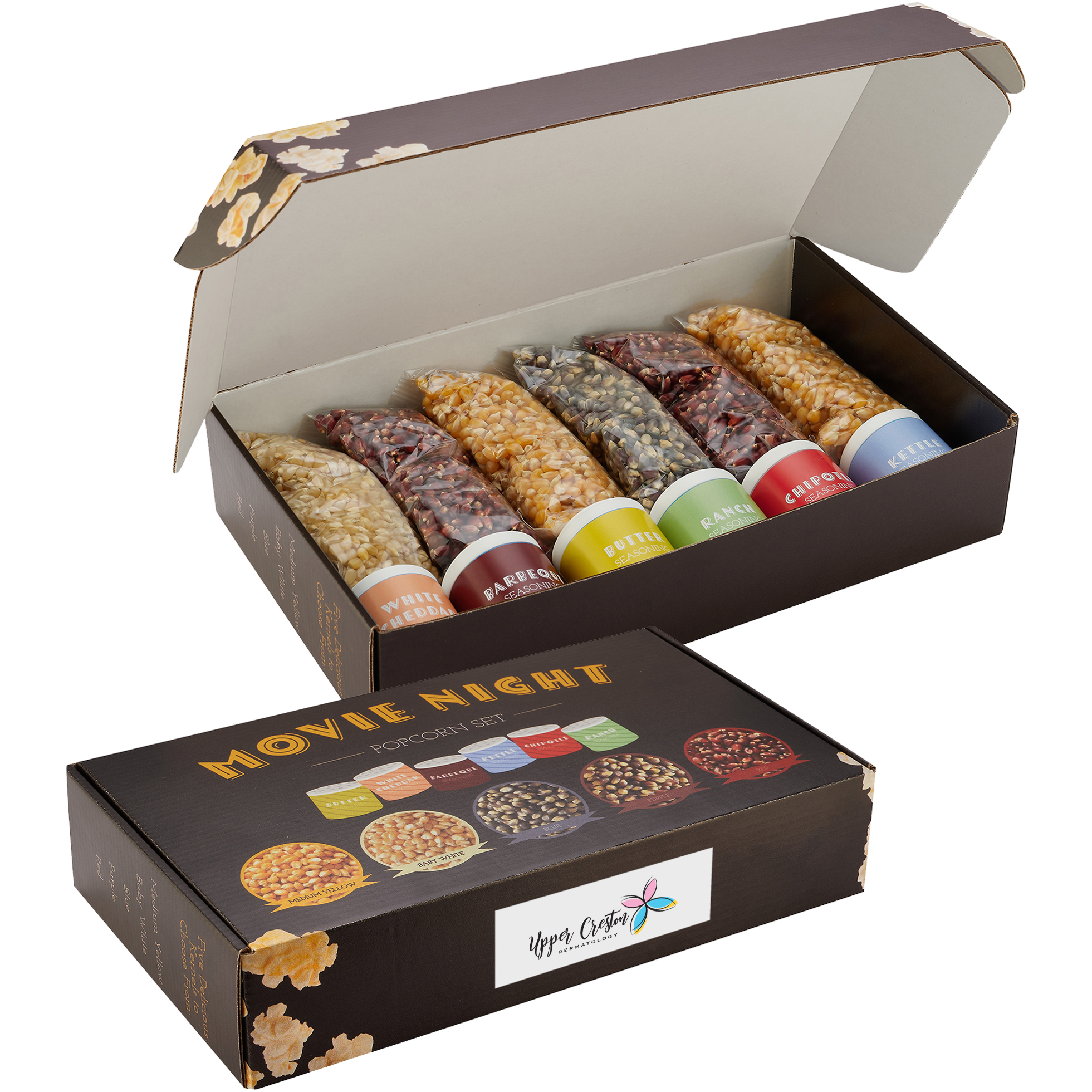 Product Photo 1 Movie Night Deluxe Set w/ Popcorn Kernels & Seasonings