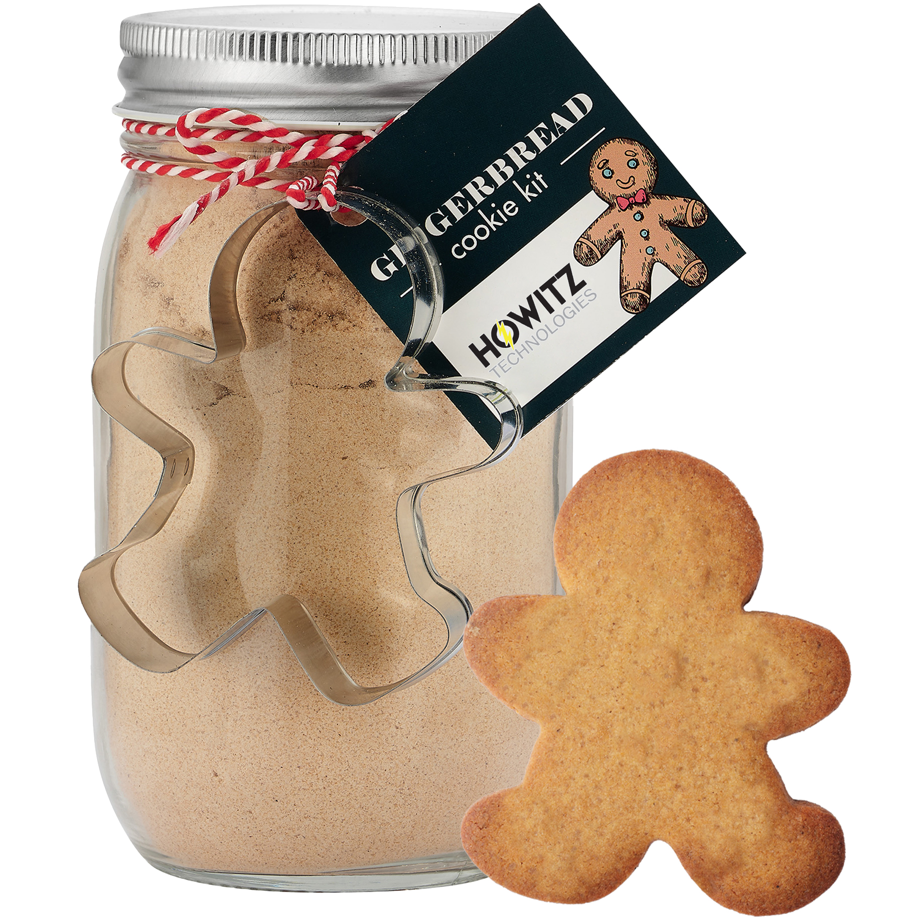 Product Photo 1 Mason Jar with Gingerbread Cookie Kit