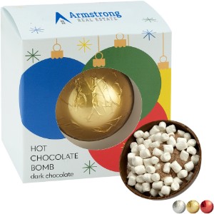 Dark Chocolate Bomb with Foil in Window Box - MD8981