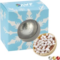 White Chocolate Bomb with Foil in Window Box