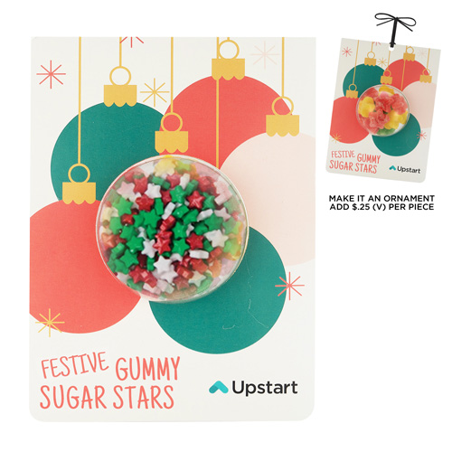 Product Photo 1 Holiday Billboard Card with Candy Stars