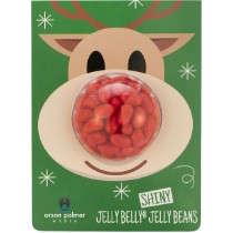 Holiday Billboard Card with Cherry Jelly Beans