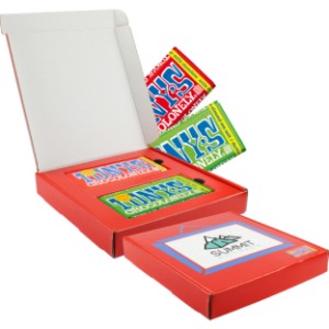 Milk Chocolate & Dark Chocolate Almond Sea Salt in Large Gift Box - MD8893