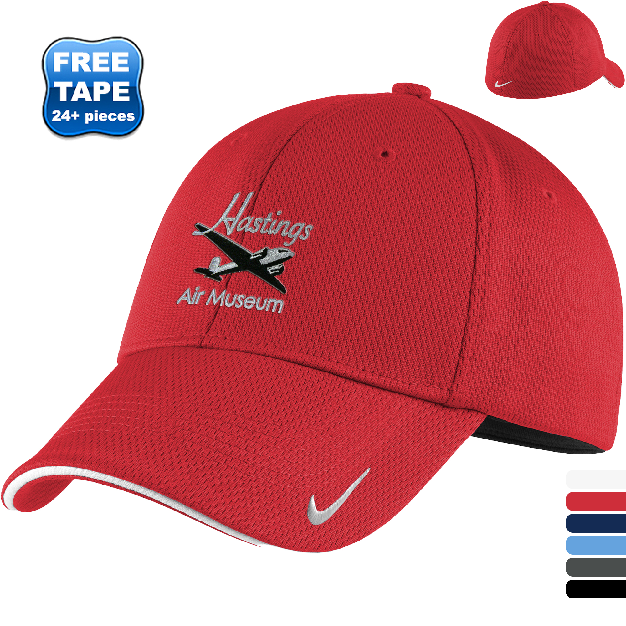 Product Photo 1 Nike® Dri-FIT Stretch Polyester Knit Mesh Sandwich Bill Fitted Cap