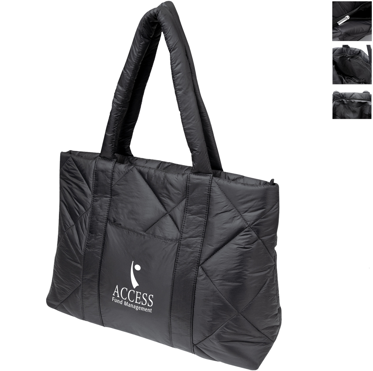 Product Photo 1 Luxe Quilted Puffer Nylon Tote Bag