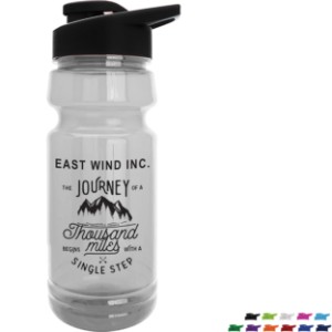 Trainer Transparent Water Bottle w/ Drink-Thru Lid, 24oz. - GY8201