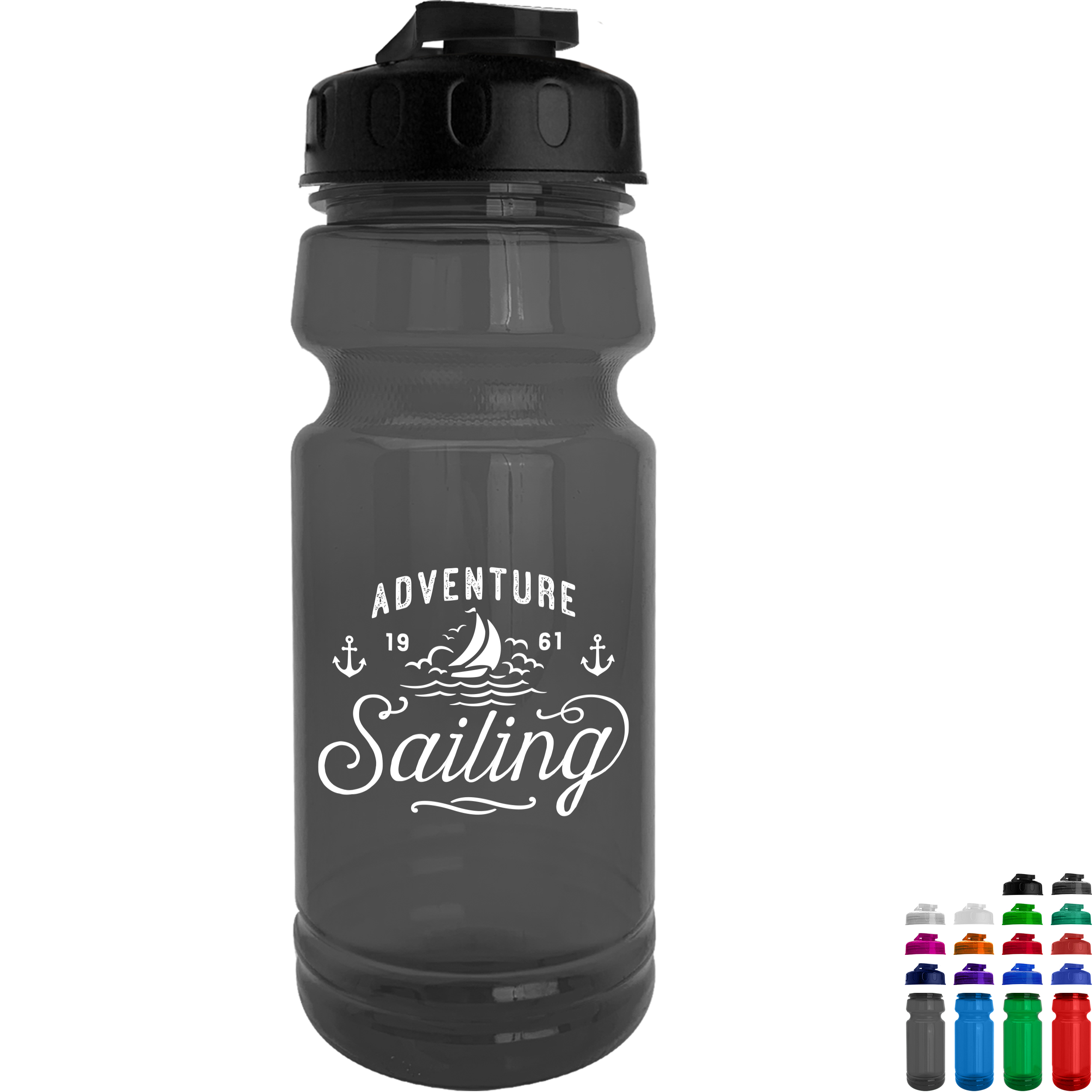Product Photo 1 Trainer UpCycle RPET Bottle w/ Flip Lid, 24oz.