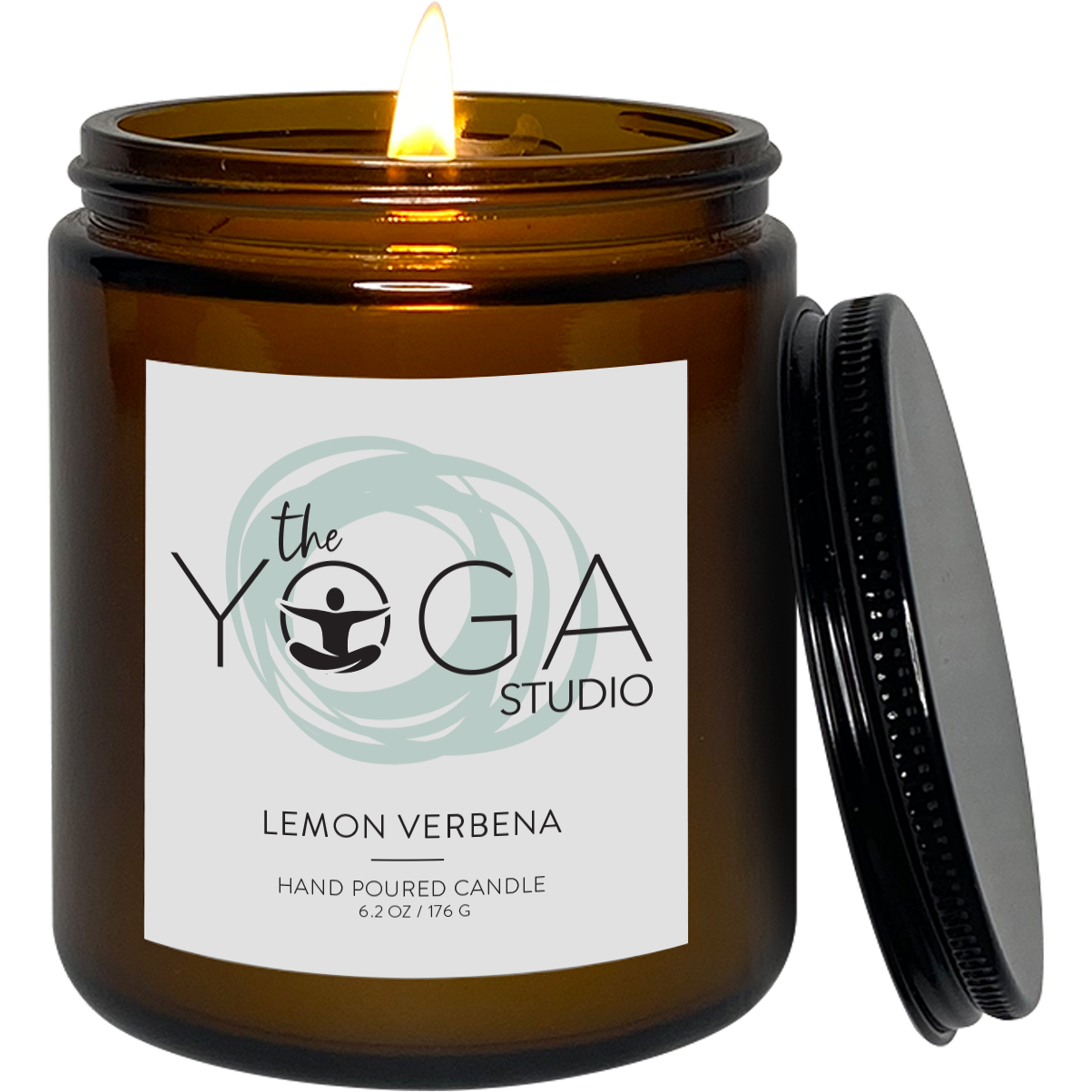 Product Photo 1 Amber Candle w/ Lid, 8oz.