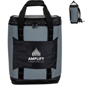 Basecamp® Mt. Rainier Tarpaulin Polyester 30 Can Cooler Backpack - SZ1205