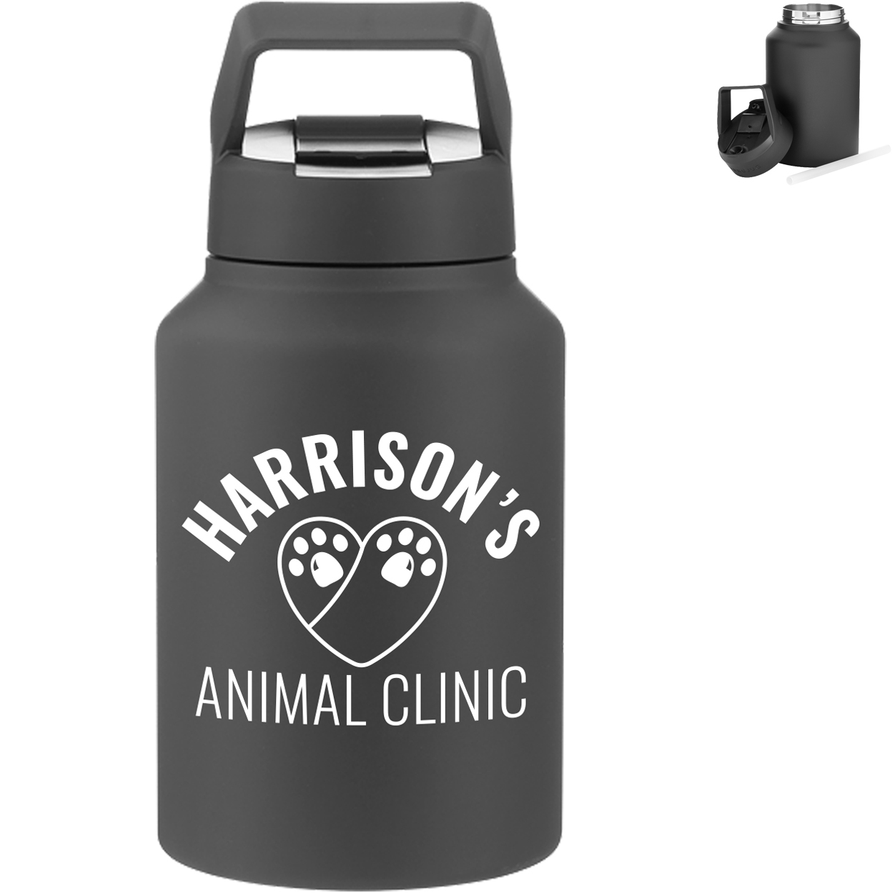 Product Photo 1 Hydrojug® Stainless Steel Vacuum Insulated Bottle, 64oz.