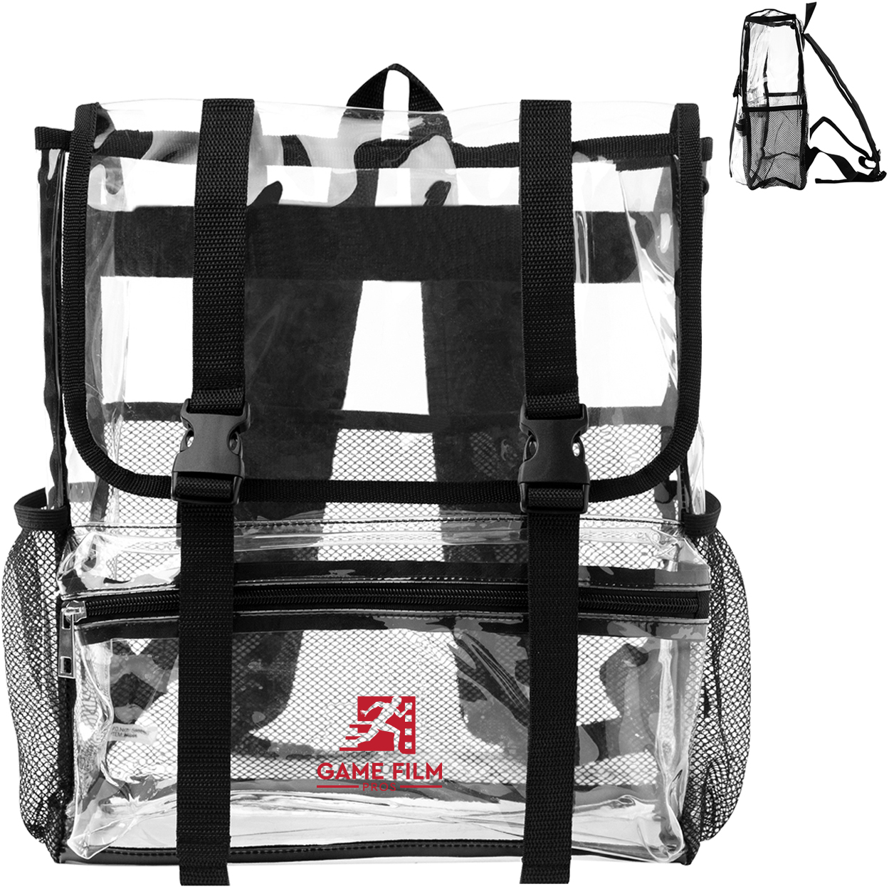 Product Photo 1 Clear Buckle PVC Backpack