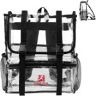 Photo 7 Clear Buckle PVC Backpack
