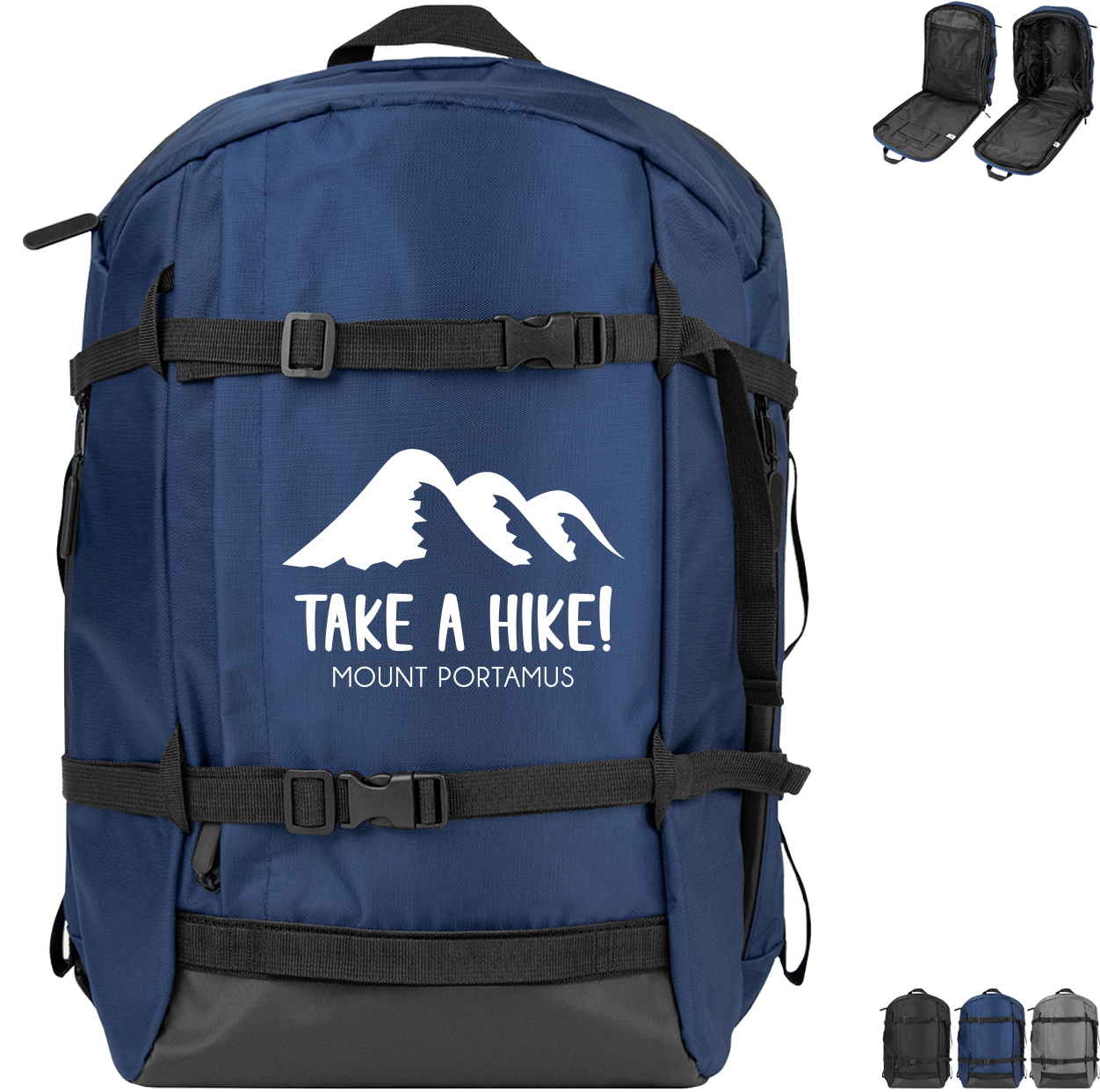 Product Photo 1 Travelers Polyester Backpack - CLOSEOUT!