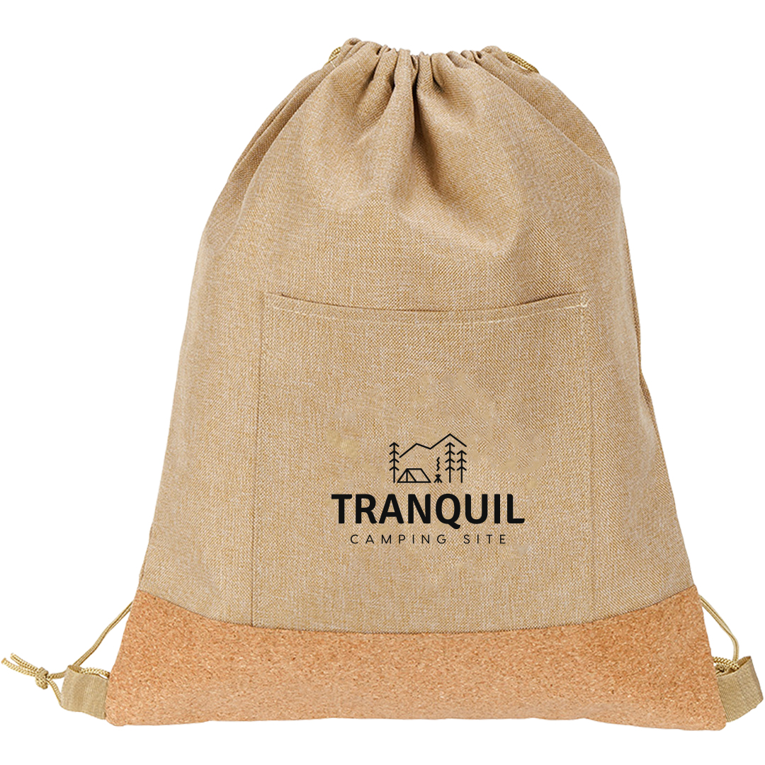 Product Photo 1 Carina rPET & Cork Drawstring Backpack