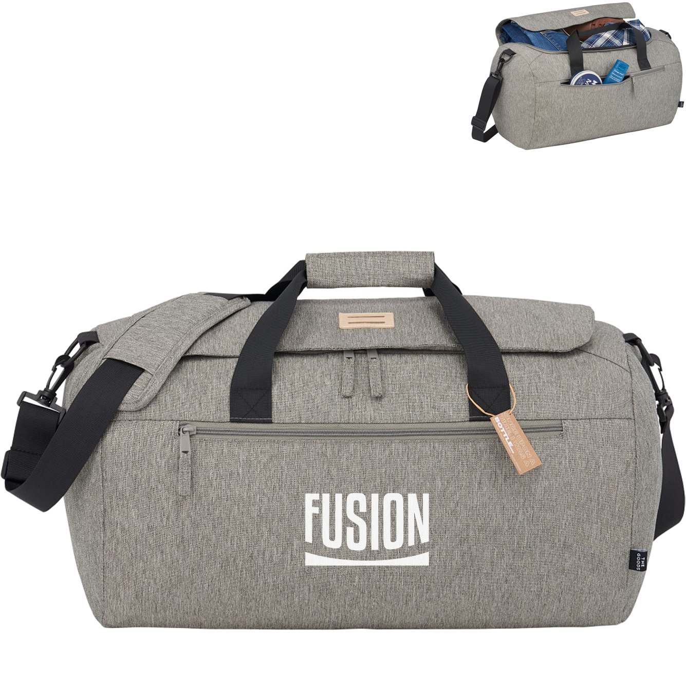 Product Photo 1 The Goods™ Recycled Polyester Roll Duffel Bag