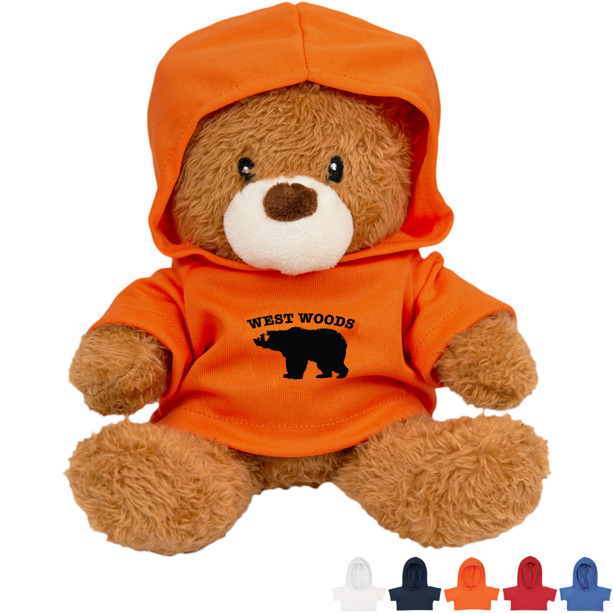 Product Photo 1 Soothing Buddy Hot & Cold Plush Bear w/ Hoodie, 6"