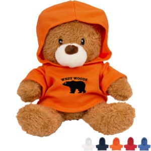 Soothing Buddy Hot & Cold Plush Bear w/ Hoodie, 6" - HT6285