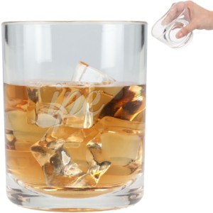 Silipint® Silicone Clear Rocks Glass, 12oz. - LD5341