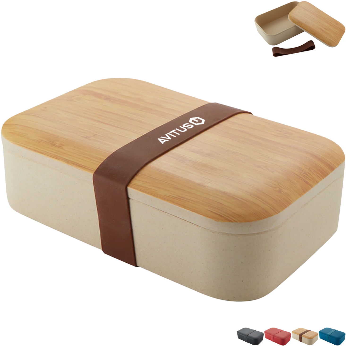 Product Photo 1 Bamboo Organic Bento Lunch Box