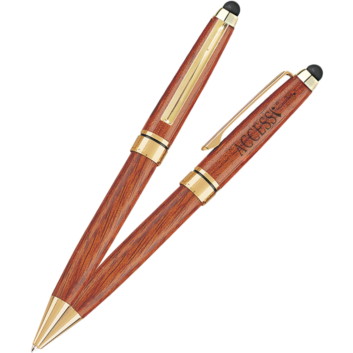 Product Photo 1 Rosewood Twist Ballpoint Pen and Stylus