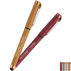 Islander Softy Rose Gold Metallic Designer Gel Pen w/ Stylus - GS3508