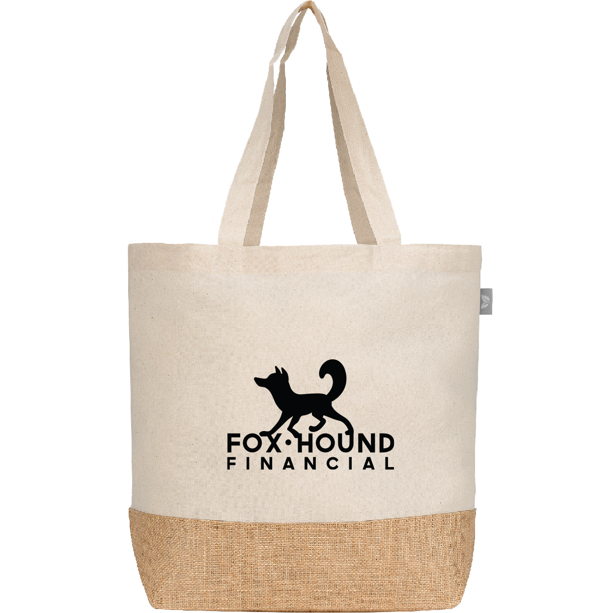 Product Photo 1 Rio Shopper Tote Bag  Recycled Cotton Blend with Jute, 5oz.