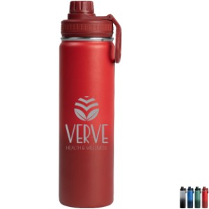 Alaska Ombre Stainless Steel Double Wall Water Bottle Laser Engraved, 25oz. - GS3538