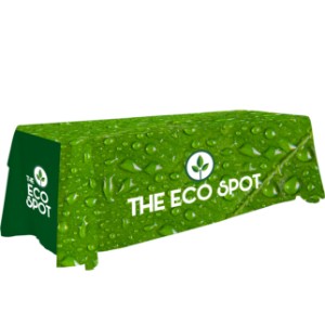 Antimicrobial 3-Sided Table Throw, 8' - Full Color, Full Bleed - DY2003