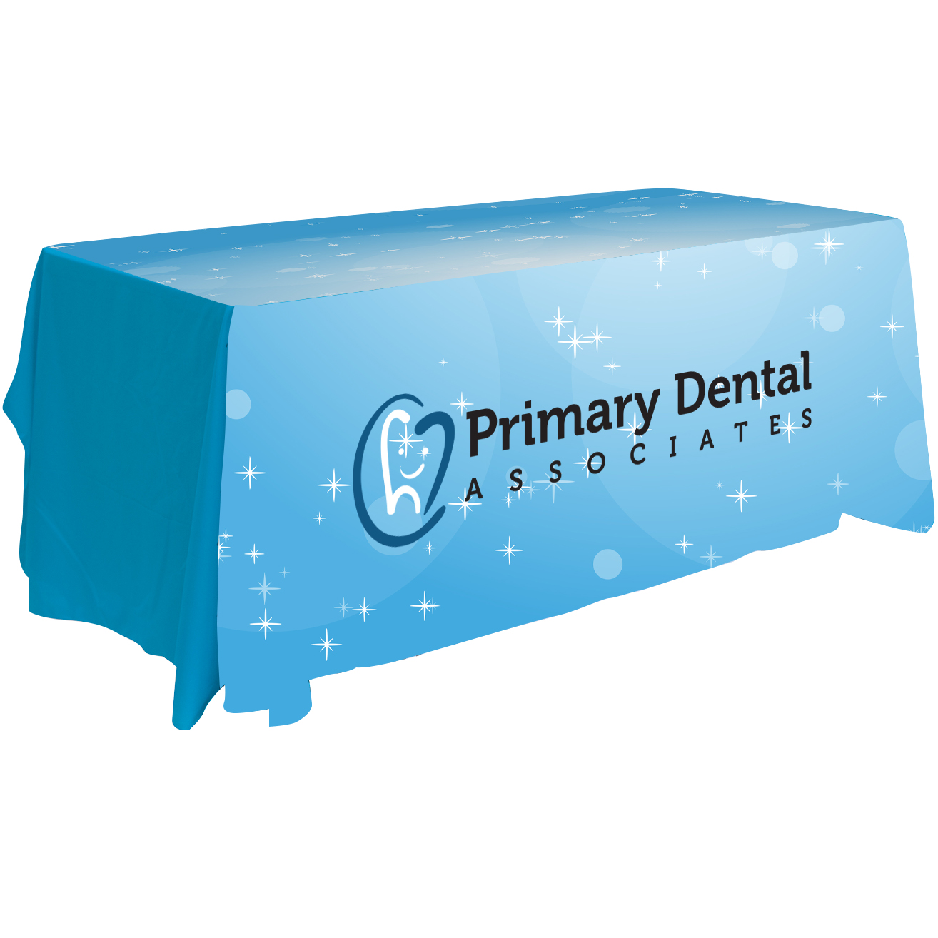 Product Photo 1 Antimicrobial 4-Sided Table Throw, 6' - Full Color, Full Bleed