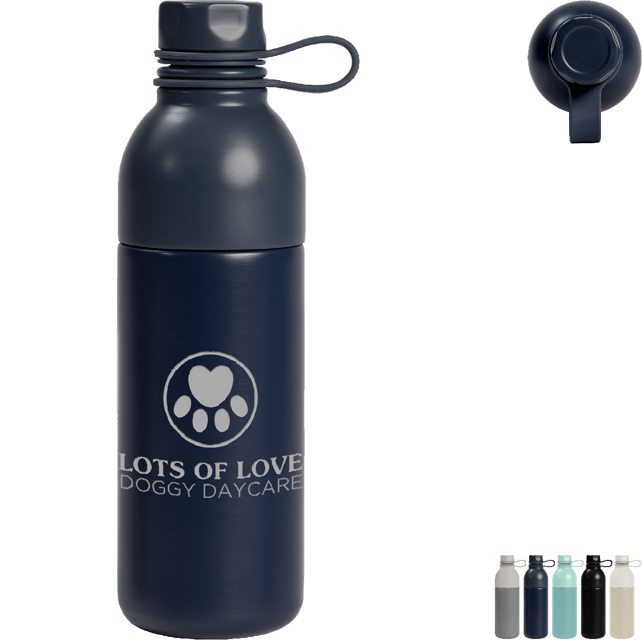 Product Photo 1 Northstar Double Wall Stainless Steel Water Bottle Laser Engraved, 19oz.
