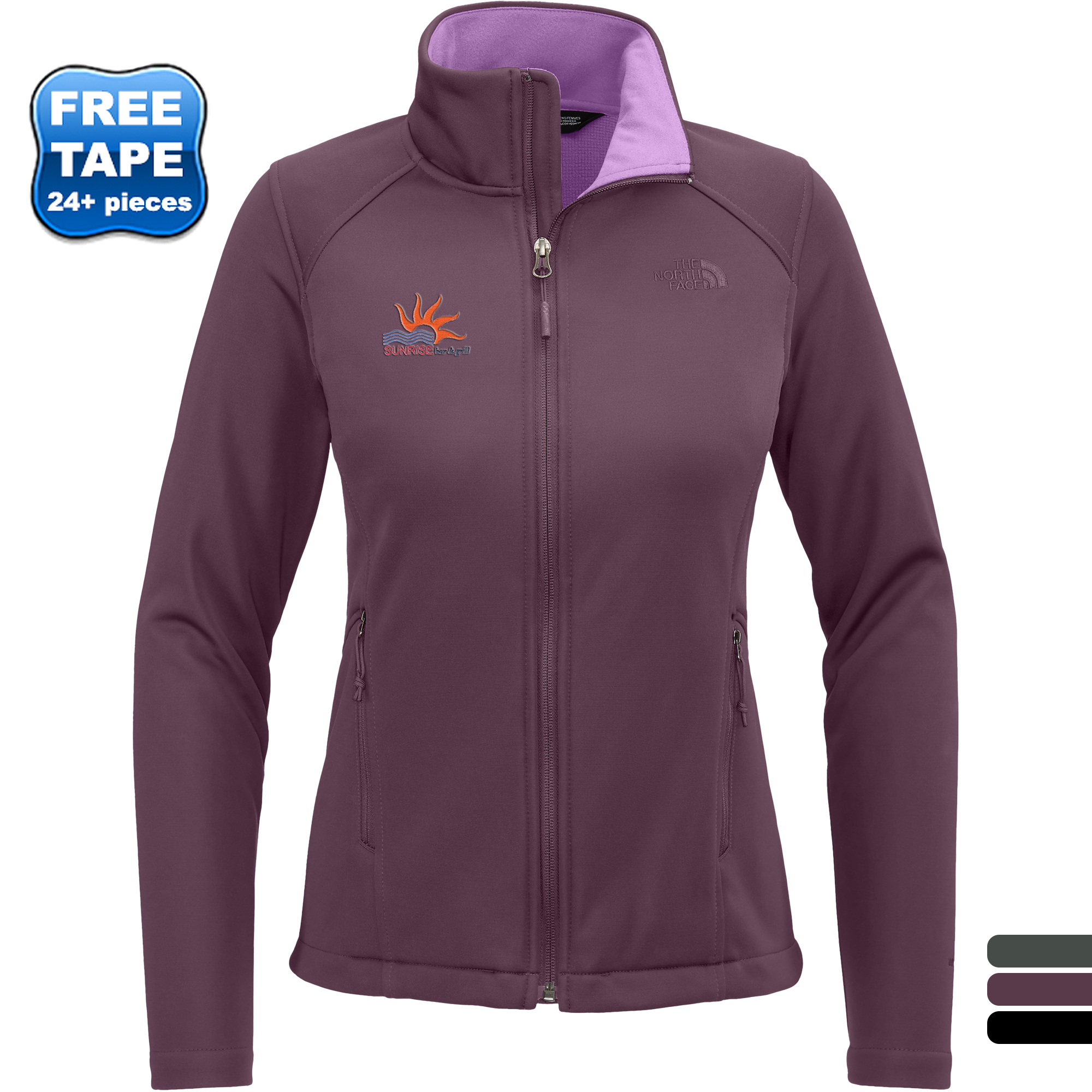 Product Photo 1 The North Face® Chest Logo Recycled Polyester Ridgewall Soft Shell Ladies' Jacket