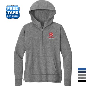 Sport-Tek® Sport-Wick® Stretch Poly/Spandex 1/2-Zip Ladies' Hoodie - WJ6908